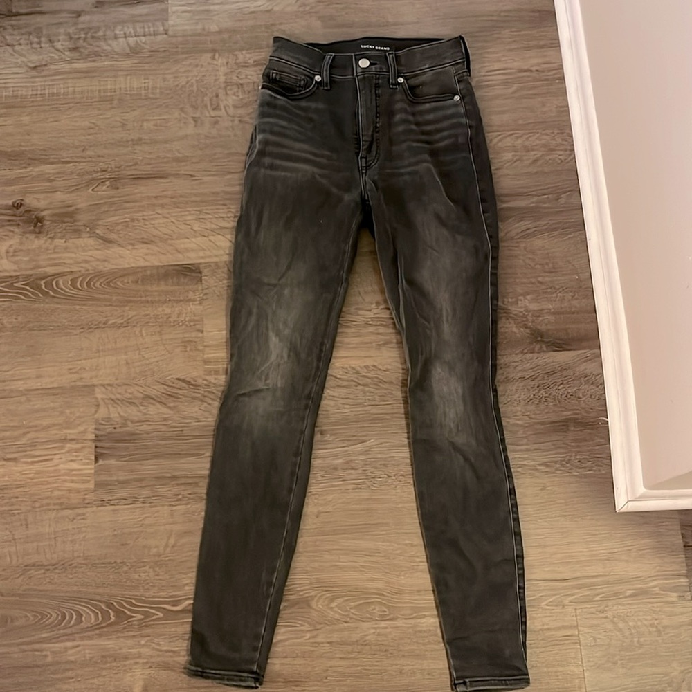 Lucky Brand Gray Skinny Denim